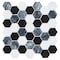 Andova Tiles SAMPLE Channing 2 x 2 Marble Honeycomb Mosaic Floor Use Tile SAM-ANDCHA121 - alternate 5